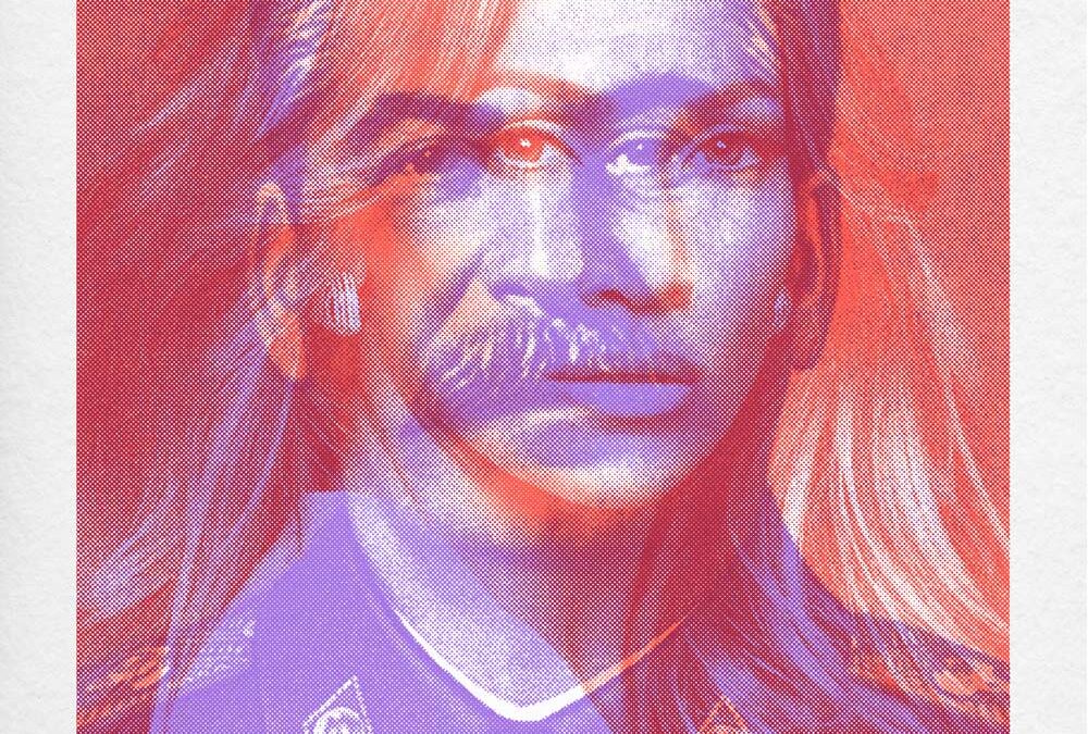 Silkscreen – Double portrait of Jennifer Lopez and Josef Stalin