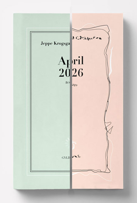 April 2026 – Book cover (Gyldendal)