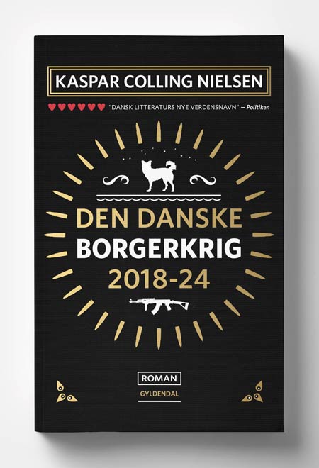 Den danske borgerkrig 2018-24 – Book cover, Gyldendal
