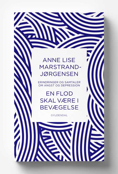 En flod skal være i bevægelse – Book cover (Gyldendal)