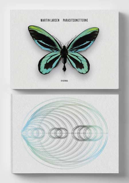 Parasitsonetterne – Book cover (Gyldendal)