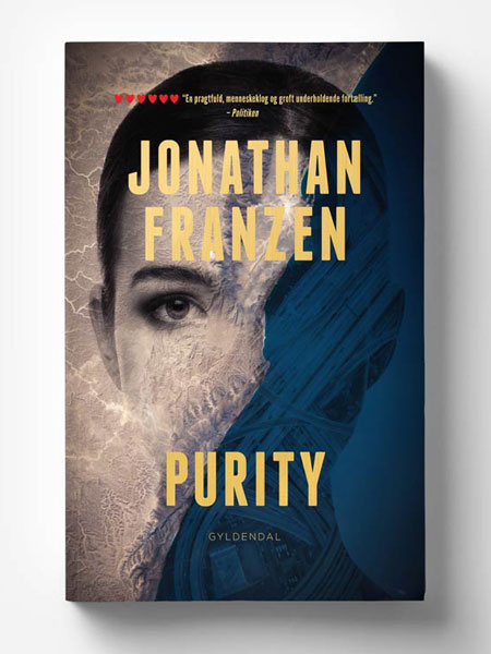 Purity – Book cover (Gyldendal)