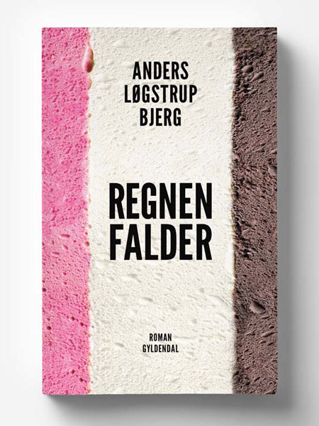 Regnen falder – Book cover (Gyldendal)