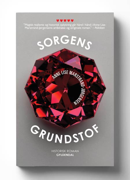 Sorgens Grundstof – Book cover (Gyldendal)