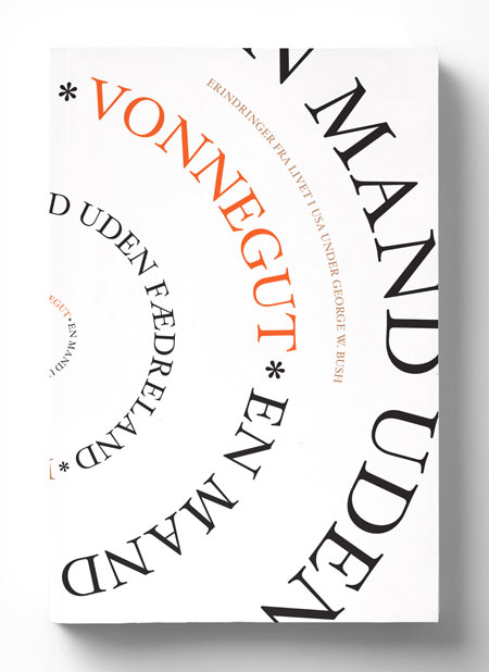 Kurt Vonnegut: En mand uden fædreland – Book cover, book design, translation, A